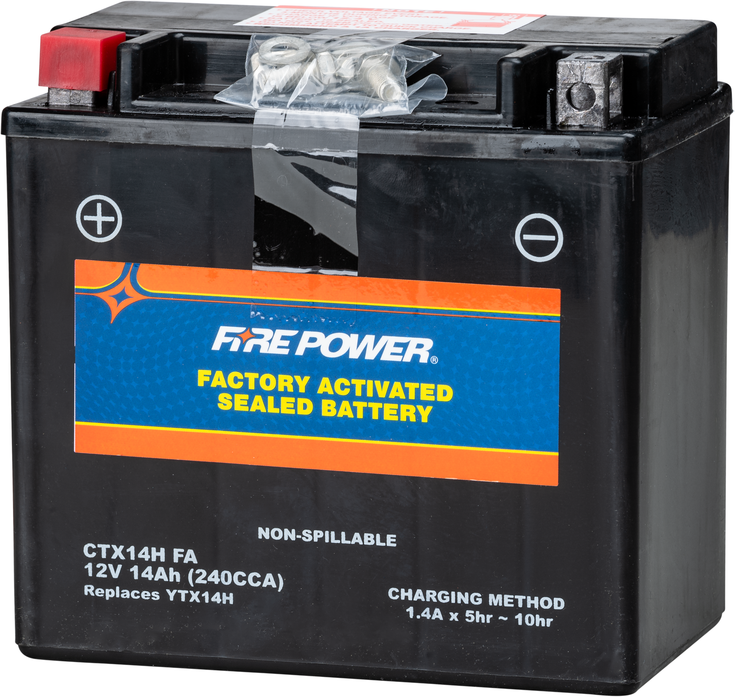 FIRE POWER BATTERY CTX14H SEALED FACTORY ACTIVATED - CTX14H (FA)